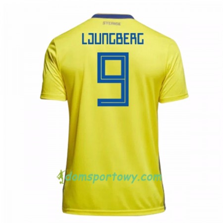 Koszulka Szwecja Ljungberg 9 Domowe Koszulki Piłkarskie Mistrzostwa Świata 2018